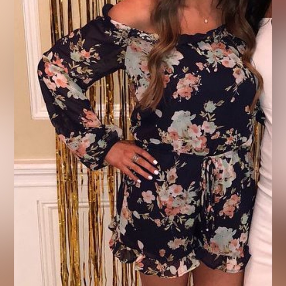 Lulus floral romper